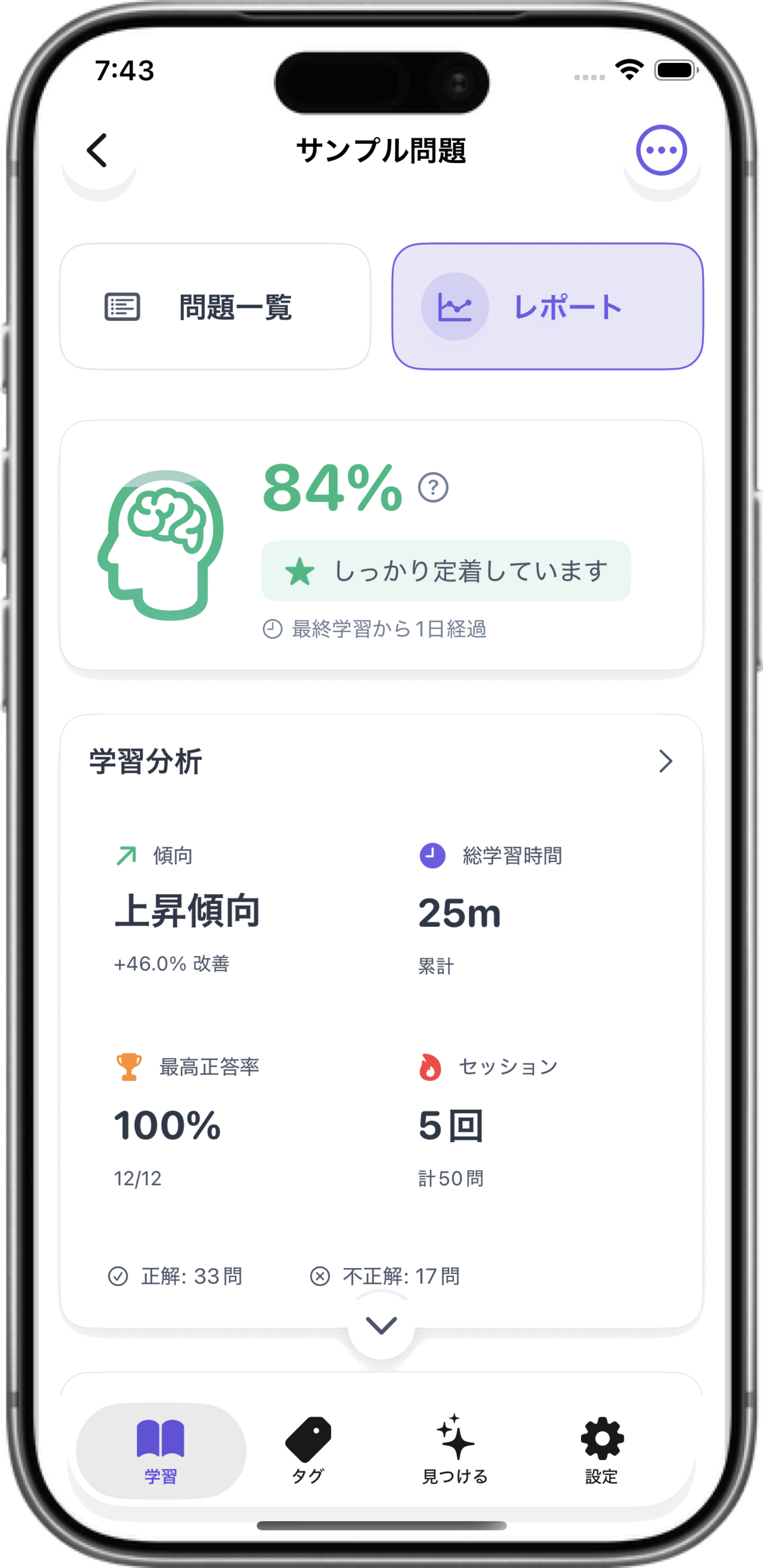 学習レポート概要